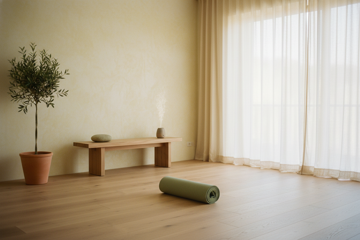 Lugn spa- och yogastudio